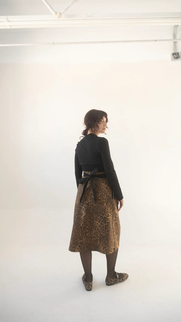 Rightful Owner Magdala Skirt (Leopard) - Victoire BoutiqueRightful OwnerSkirts Ottawa Boutique Shopping Clothing