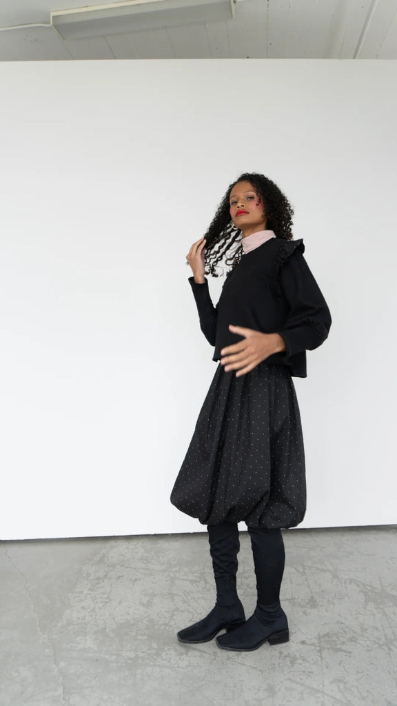 Rightful Owner Pierrot Skirt (Black) - Victoire BoutiqueRightful OwnerSkirts Ottawa Boutique Shopping Clothing