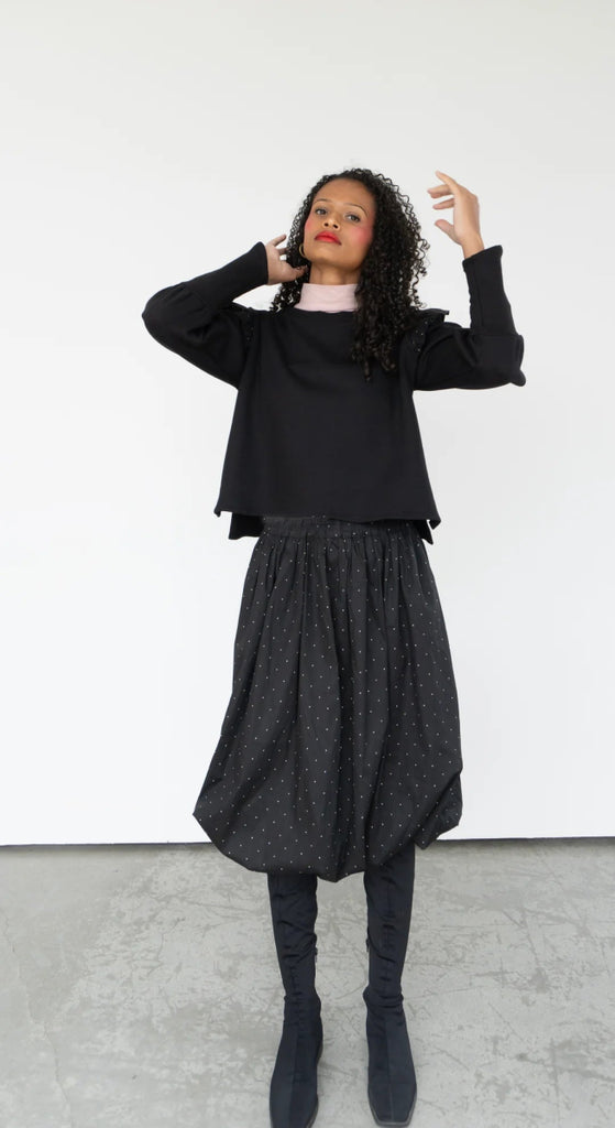 Rightful Owner Pierrot Skirt (Black) - Victoire BoutiqueRightful OwnerSkirts Ottawa Boutique Shopping Clothing