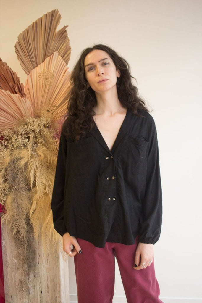 Rightful Owner Tucked Trouser (Merlot) - Victoire BoutiqueRightful OwnerPants Ottawa Boutique Shopping Clothing