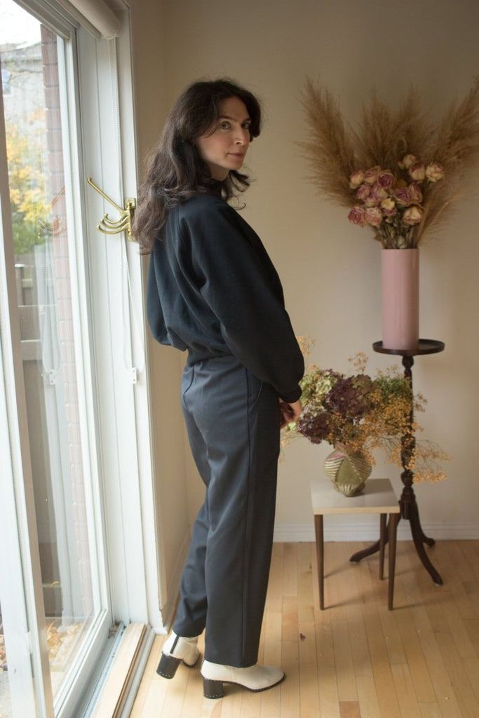 Rightful Owner Wool Trouser (Black) - Victoire BoutiqueRightful OwnerPants Ottawa Boutique Shopping Clothing