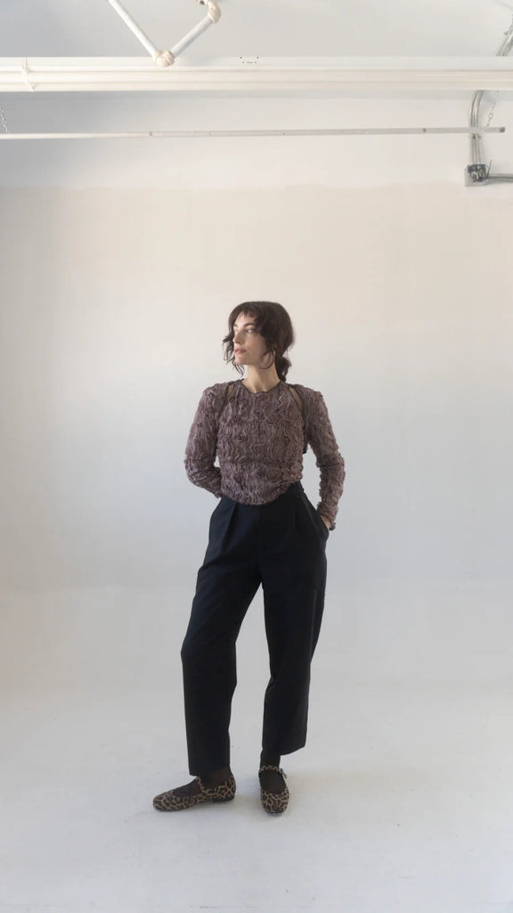 Rightful Owner Wool Trouser (Black) - Victoire BoutiqueRightful OwnerPants Ottawa Boutique Shopping Clothing