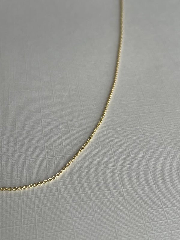 Second Aura Dainty Cable Necklace (Gold or Silver) - Victoire BoutiqueSecond AuraNecklaces Ottawa Boutique Shopping Clothing