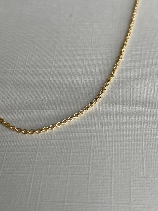 Second Aura Dainty Cable Necklace (Gold or Silver) - Victoire BoutiqueSecond AuraNecklaces Ottawa Boutique Shopping Clothing