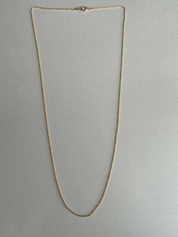 Second Aura Dainty Cable Necklace (Gold or Silver) - Victoire BoutiqueSecond AuraNecklaces Ottawa Boutique Shopping Clothing