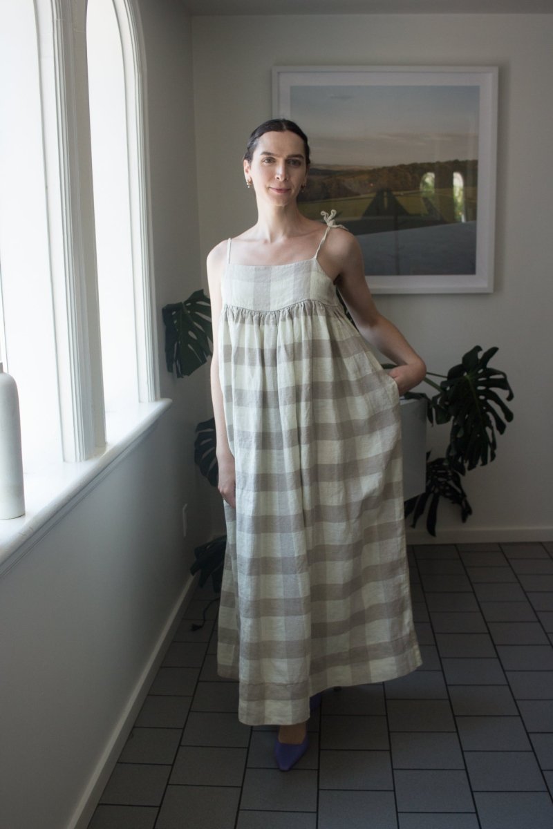 Shelter Cleo Dress (Check) Victoire Boutique Dresses Shelter
