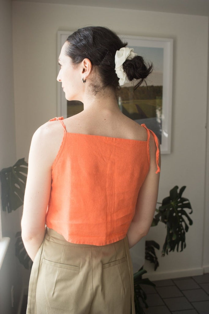 Shelter Kai Tank (Tangerine) - Victoire BoutiqueShelterTops Ottawa Boutique Shopping Clothing