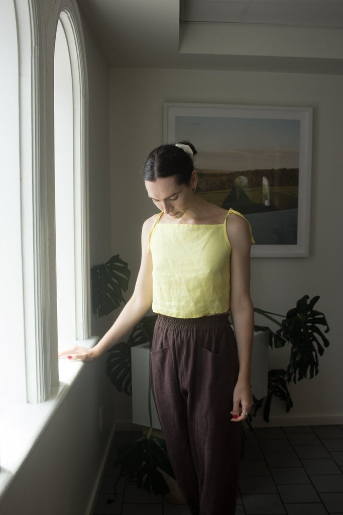 Shelter Kai Tank (Yellow) - Victoire BoutiqueShelterTops Ottawa Boutique Shopping Clothing