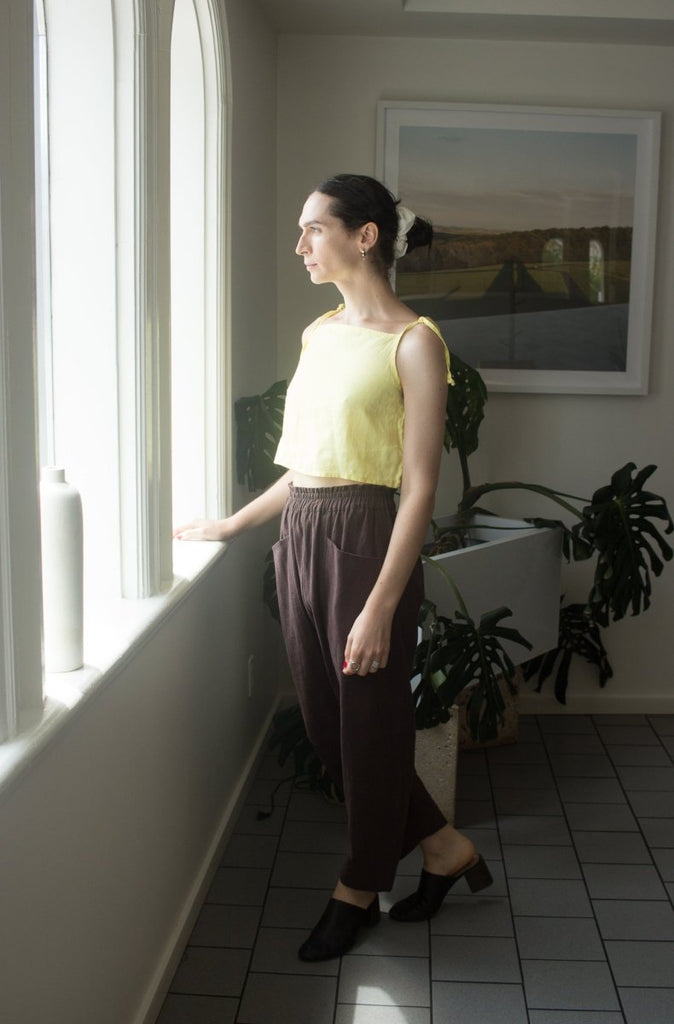 Shelter Kai Tank (Yellow) - Victoire BoutiqueShelterTops Ottawa Boutique Shopping Clothing