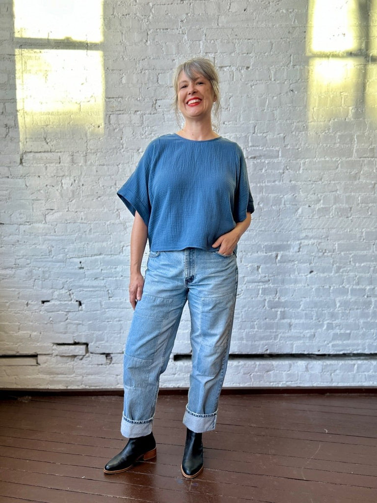 Smoking Lily Fjord Tee (Lagoon) - Victoire BoutiqueSmoking LilyShirts & Tops Ottawa Boutique Shopping Clothing