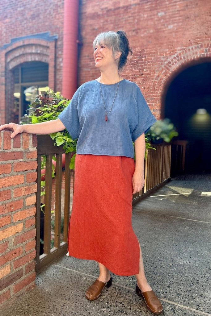 Smoking Lily Fjord Tee (Lagoon) - Victoire BoutiqueSmoking LilyShirts & Tops Ottawa Boutique Shopping Clothing