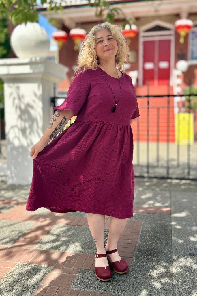 Smoking Lily Kiki Dress - Sorbet (Sprig) - Victoire BoutiqueSmoking LilyDresses Ottawa Boutique Shopping Clothing