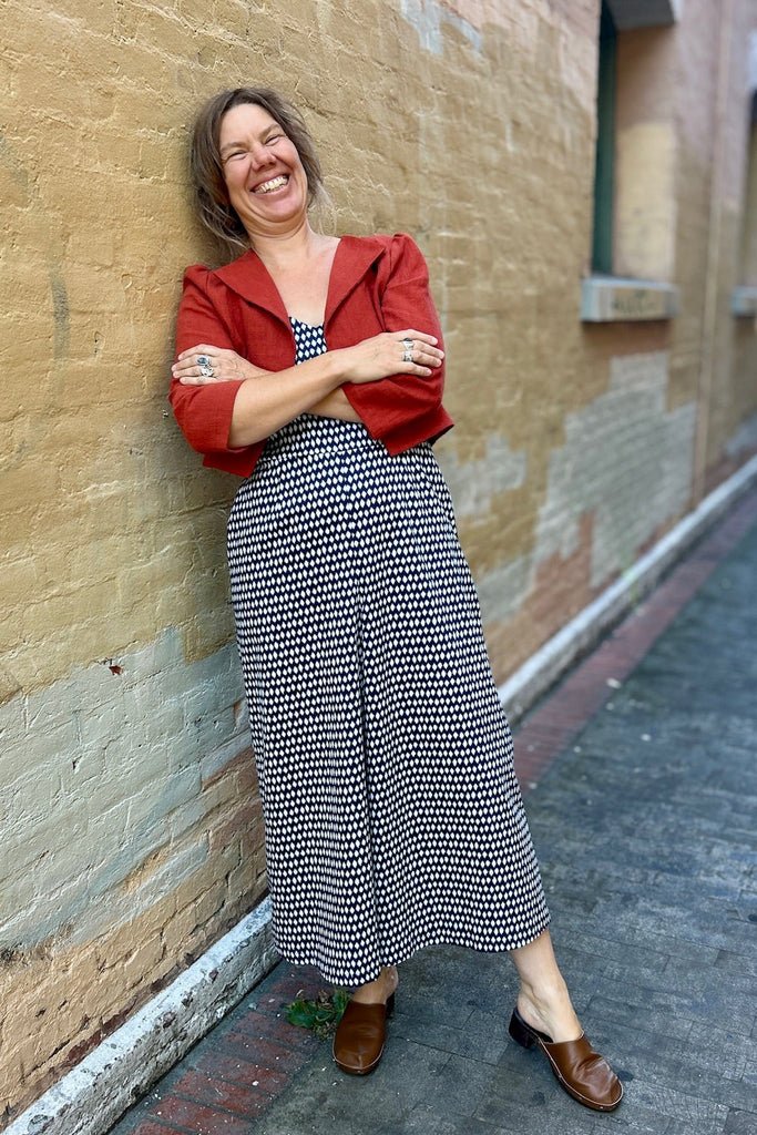 Smoking Lily Liberty Jumpsuit (Ikat) - Victoire BoutiqueSmoking LilyJumpsuits Ottawa Boutique Shopping Clothing