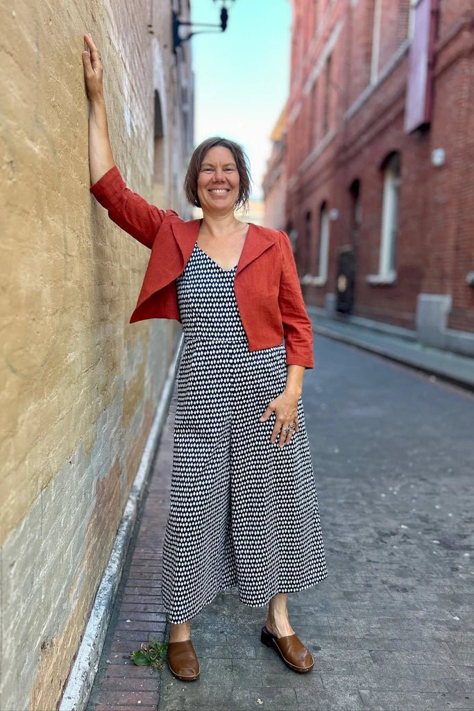 Smoking Lily Liberty Jumpsuit (Ikat) - Victoire BoutiqueSmoking LilyJumpsuits Ottawa Boutique Shopping Clothing