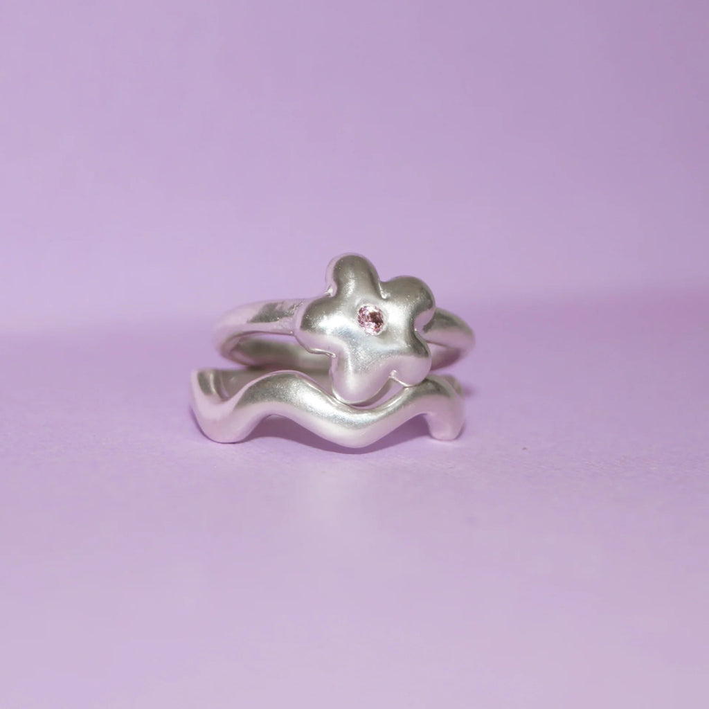 Sunday Feel Daisy Ring (Silver) - Victoire BoutiqueSunday FeelRings Ottawa Boutique Shopping Clothing