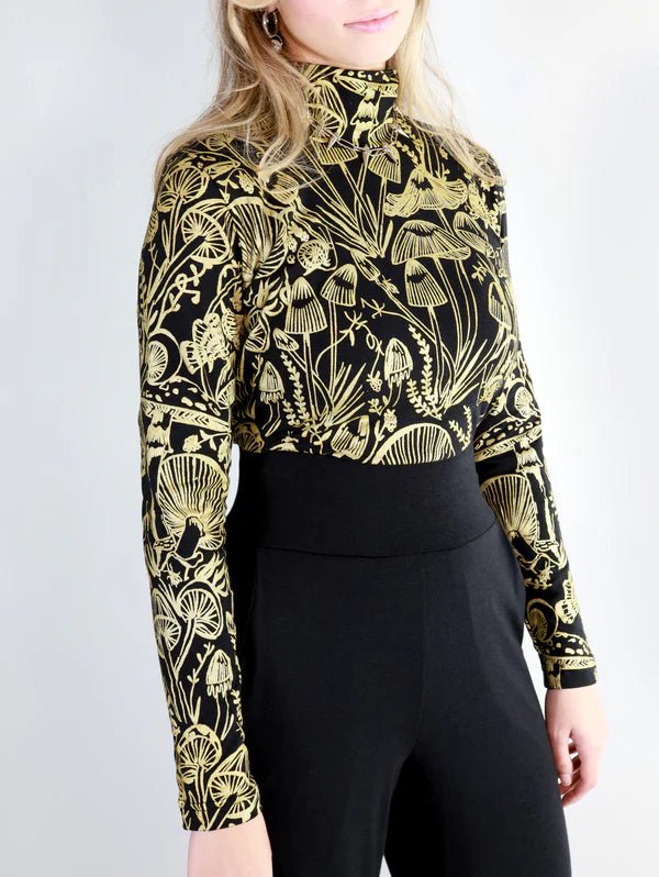 Thief & Bandit Turtleneck (Gold Shroomed) - Victoire BoutiqueThief & BanditShirts & Tops Ottawa Boutique Shopping Clothing