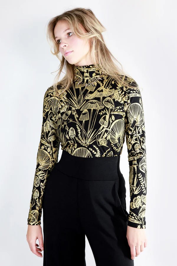 Thief & Bandit Turtleneck (Gold Shroomed) - Victoire BoutiqueThief & BanditShirts & Tops Ottawa Boutique Shopping Clothing