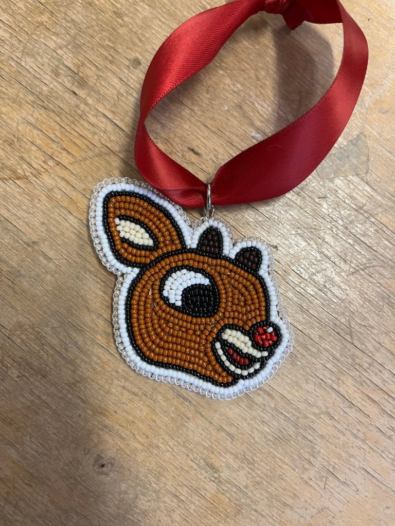 Tiana Beads Rudolph the Red - Nosed Reindeer Beaded Ornaments - Victoire BoutiqueTiana BeadsHome Ottawa Boutique Shopping Clothing