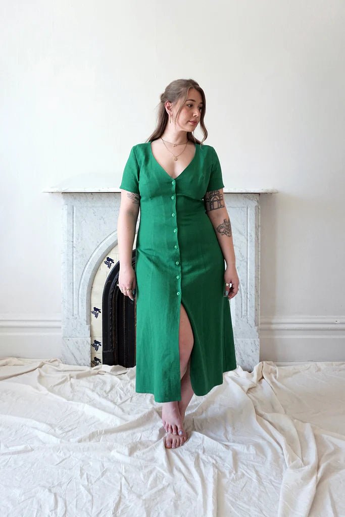 Ursa Minor Chloe Dress (Emerald) - Victoire BoutiqueUrsa MinorDresses Ottawa Boutique Shopping Clothing