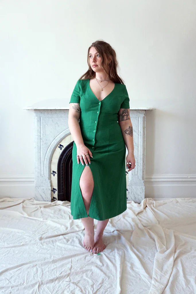 Ursa Minor Chloe Dress (Emerald) - Victoire BoutiqueUrsa MinorDresses Ottawa Boutique Shopping Clothing