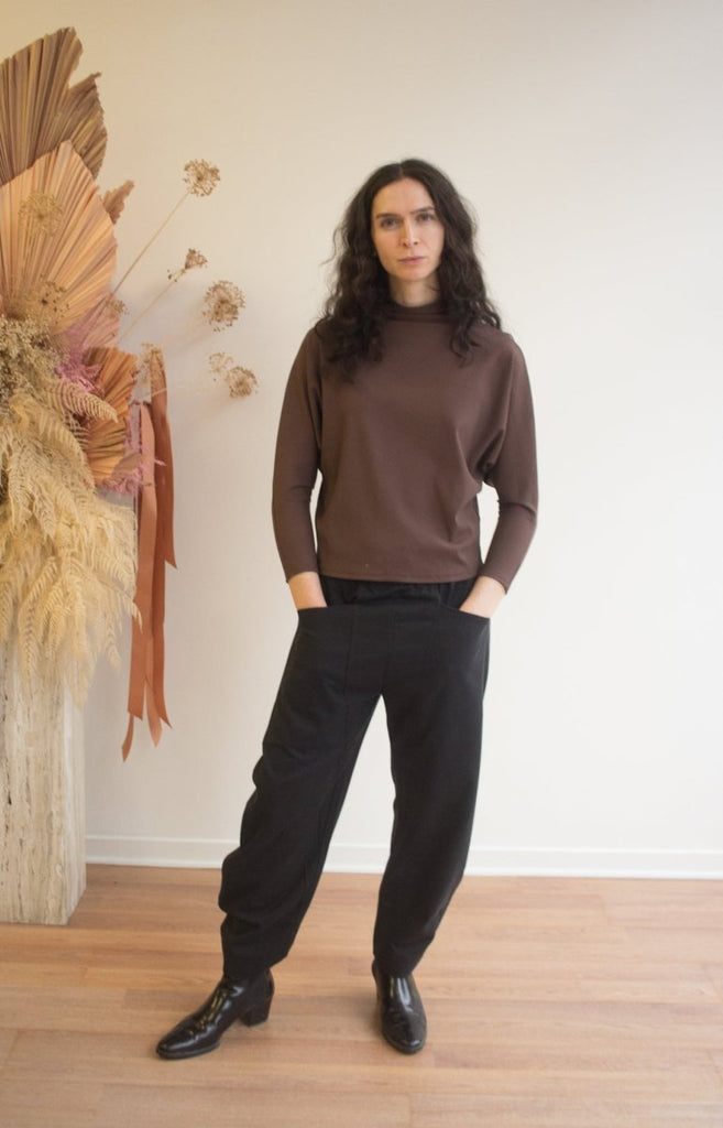 Ursa Minor Flor Arca Pants (Black or Navy) - Victoire BoutiqueUrsa MinorBottoms Ottawa Boutique Shopping Clothing