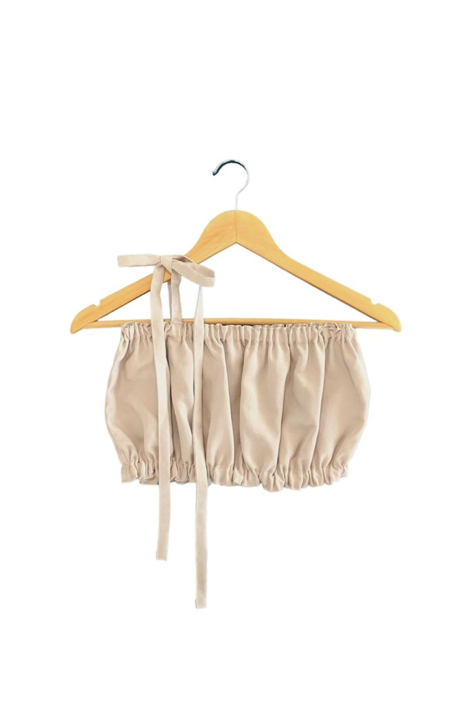 Valerie C. Pleated Top (Sand) - Victoire BoutiqueValerie CTops Ottawa Boutique Shopping Clothing