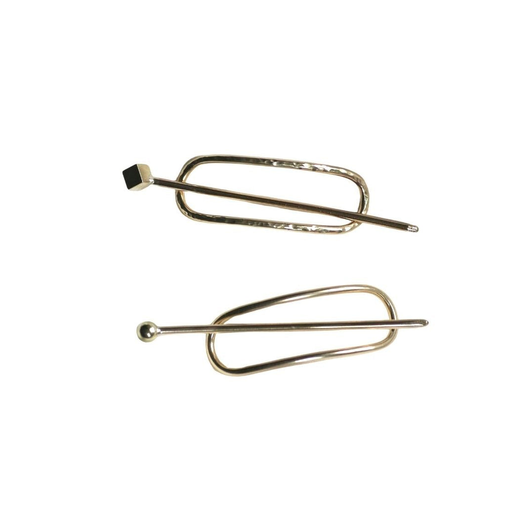 Vanderzee Slim Hairpin - Sphere Bauble (Brass) - Victoire BoutiqueVanderzeeHair Accessories Ottawa Boutique Shopping Clothing