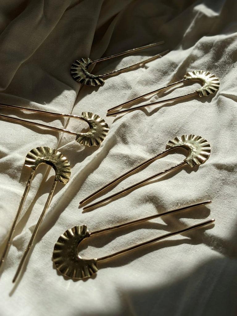 Vanderzee Sunna Hair Fork (Brass) - Victoire BoutiqueVanderzeeHair Accessories Ottawa Boutique Shopping Clothing