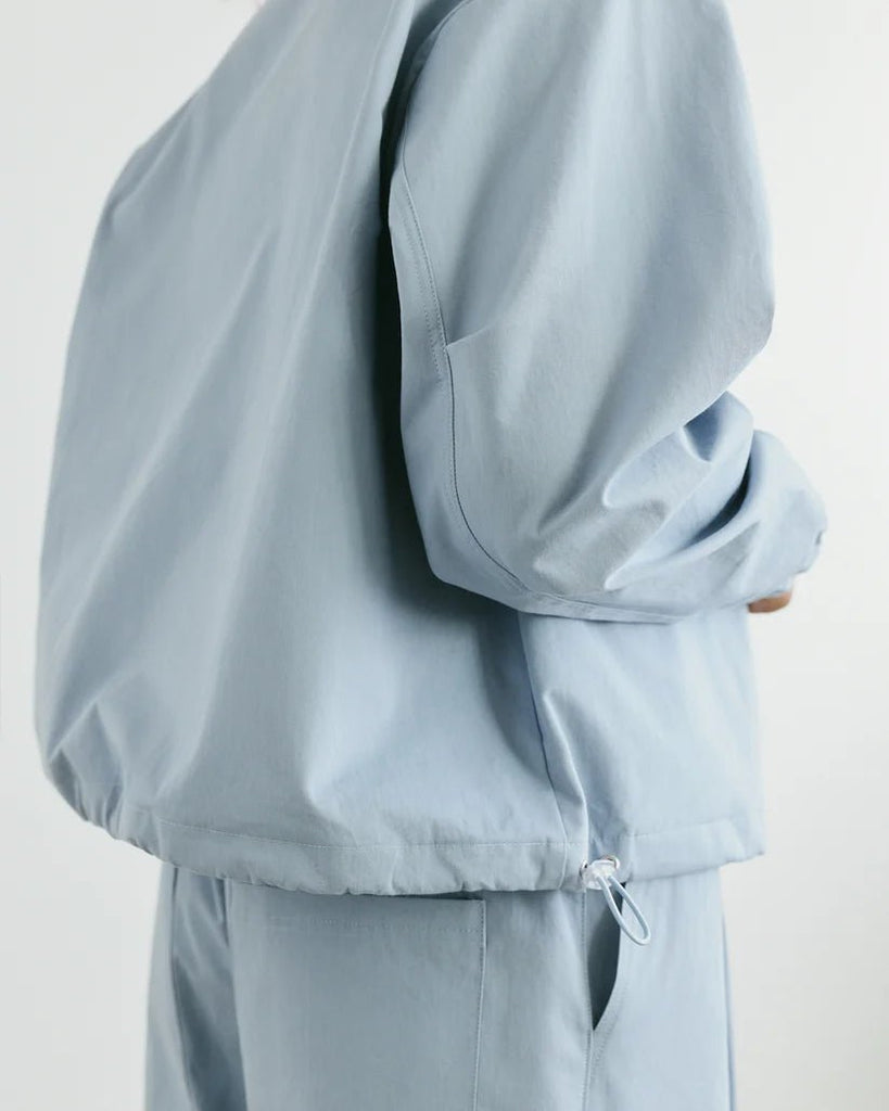 Veri Claire Zip Up Shirt (Powder Blue) - Victoire BoutiqueVeriTops Ottawa Boutique Shopping Clothing