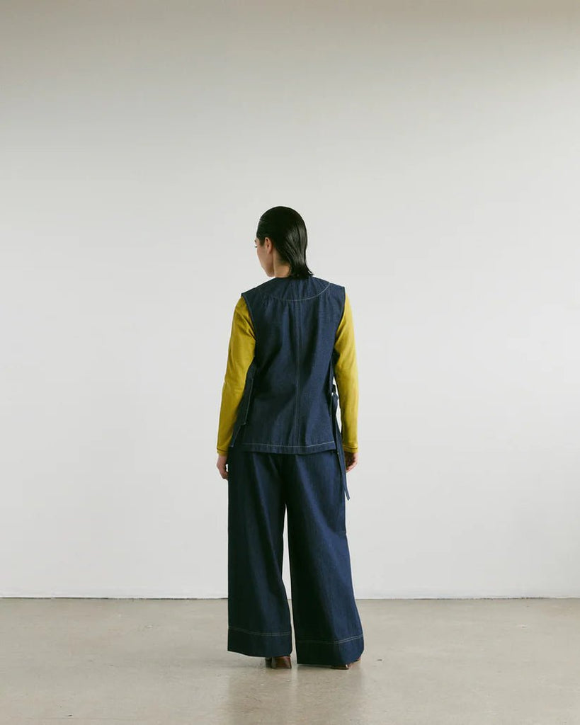 Veri Sabato Vest (Denim) - Victoire BoutiqueVeriOuterwear Ottawa Boutique Shopping Clothing