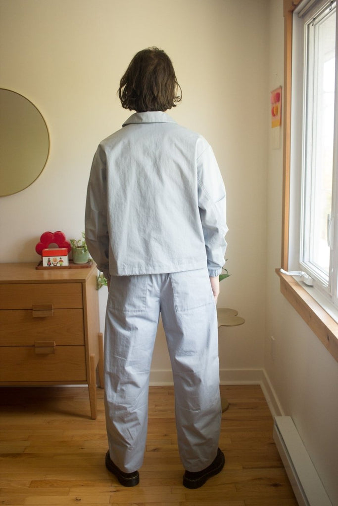 Veri Sunny Curved Trousers (Powder Blue) - Victoire BoutiqueVeriPants Ottawa Boutique Shopping Clothing