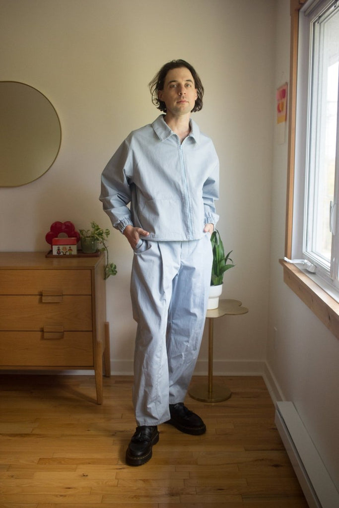 Veri Sunny Curved Trousers (Powder Blue) - Victoire BoutiqueVeriPants Ottawa Boutique Shopping Clothing