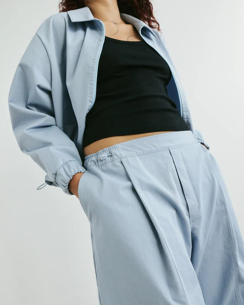 Veri Sunny Curved Trousers (Powder Blue) - Victoire BoutiqueVeriPants Ottawa Boutique Shopping Clothing