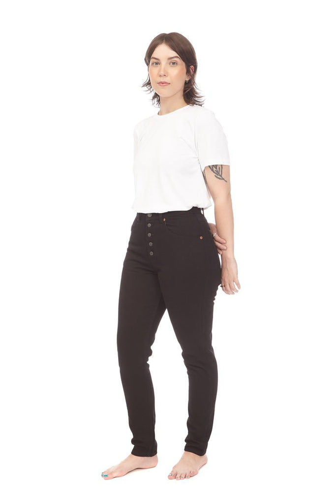 Vintage Victoire Decade Pamela Jeans (Black) - 26 - Victoire BoutiqueDecadeBottoms Ottawa Boutique Shopping Clothing