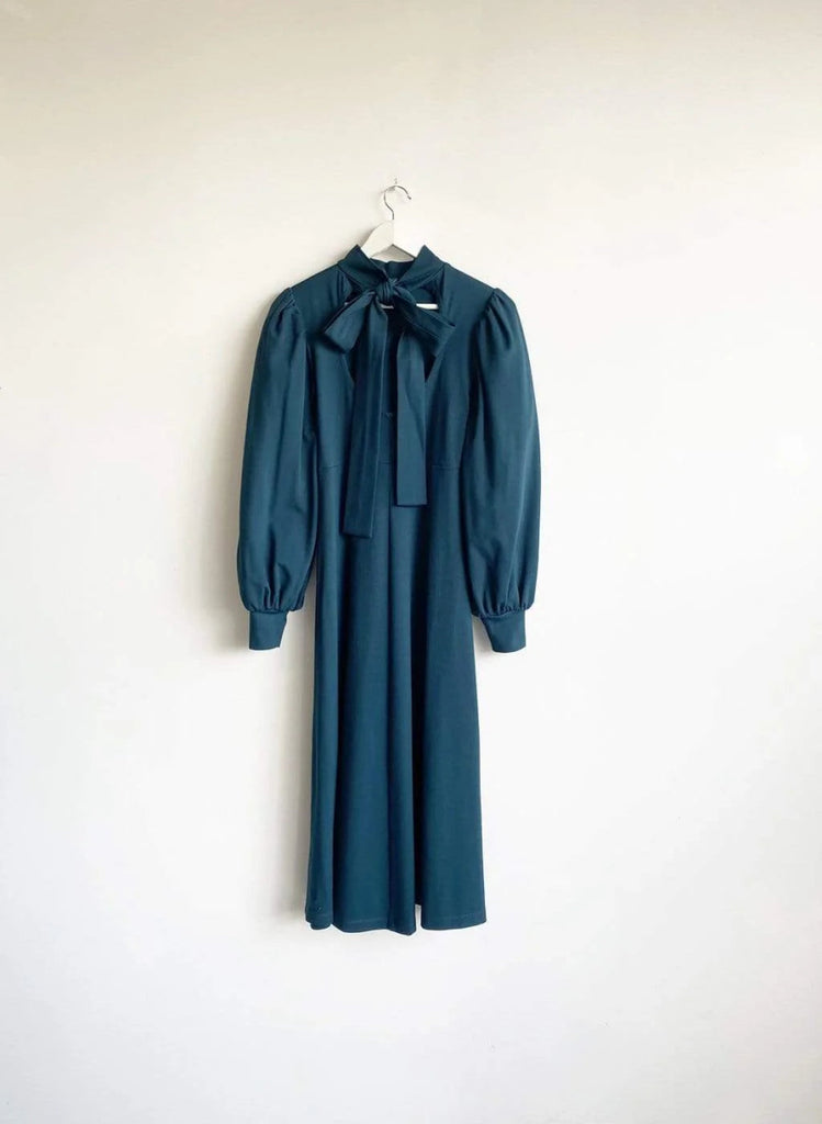 Vintage Victoire Eliza Faulkner Louise Dress - Pine - Small - Victoire BoutiqueEliza FaulknerDresses Ottawa Boutique Shopping Clothing