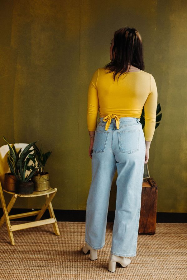 Vintage Victoire Iris Denim So Emotional - Extra Light Blue - 26 - Victoire BoutiqueIrisBottoms Ottawa Boutique Shopping Clothing