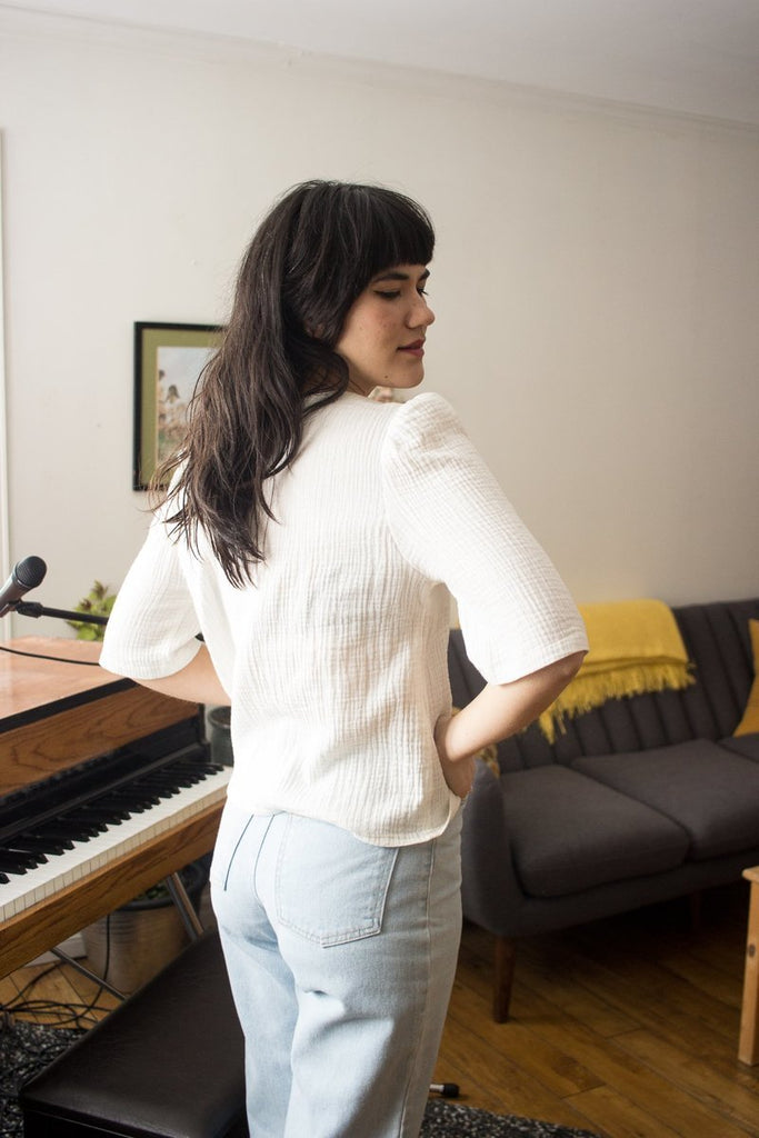 Vintage Victoire Iris Denim So Emotional - Extra Light Blue - 26 - Victoire BoutiqueIrisBottoms Ottawa Boutique Shopping Clothing