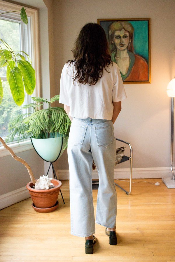 Vintage Victoire Iris Denim So Emotional - Extra Light Blue - 26 - Victoire BoutiqueIrisBottoms Ottawa Boutique Shopping Clothing