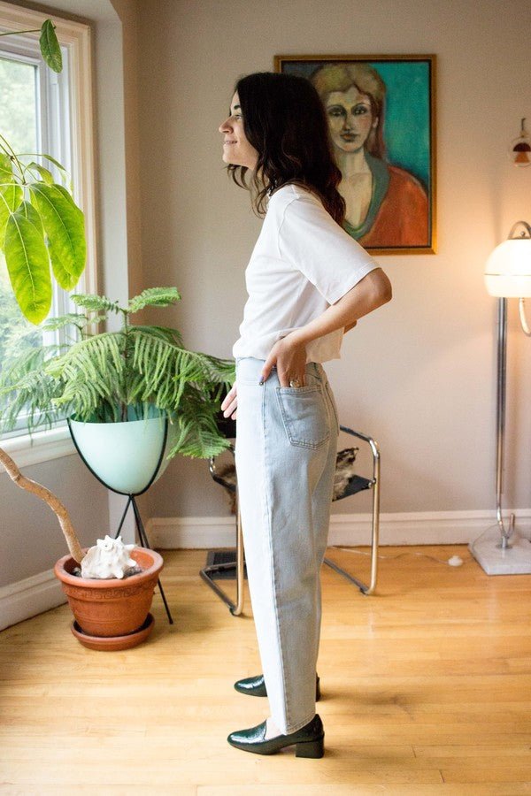 Vintage Victoire Iris Denim So Emotional - Extra Light Blue - 26 - Victoire BoutiqueIrisBottoms Ottawa Boutique Shopping Clothing