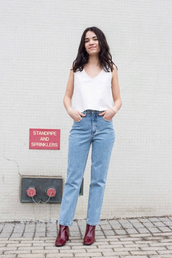 Vintage Victoire Iris Denim Whatta Man Jeans (Light Wash) - 26 - Victoire BoutiqueIrisBottoms Ottawa Boutique Shopping Clothing