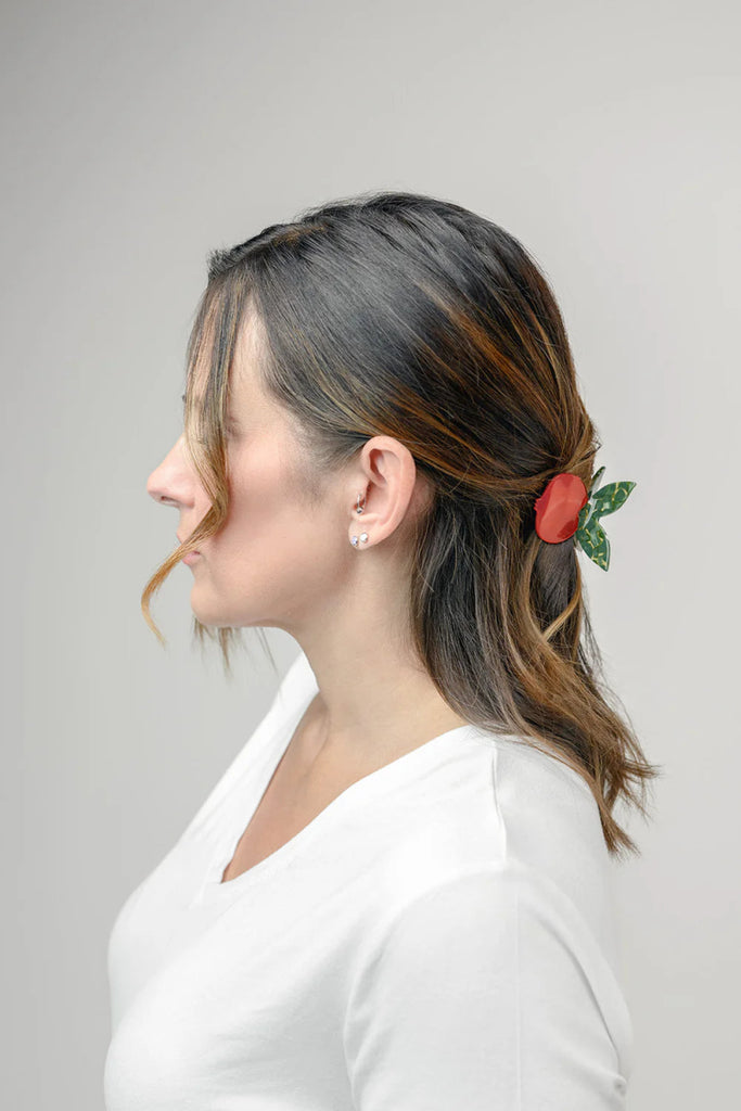 Winona Irene Pomegranate Hair Claw - Victoire BoutiqueWinona IreneHair Accessories Ottawa Boutique Shopping Clothing