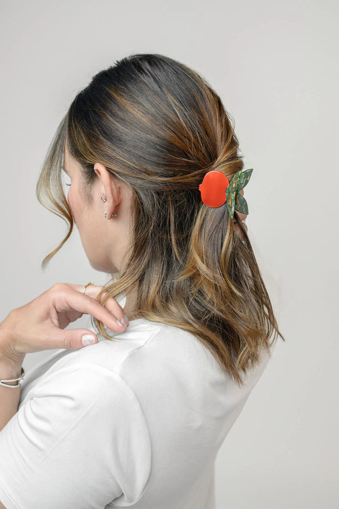 Winona Irene Pomegranate Hair Claw - Victoire BoutiqueWinona IreneHair Accessories Ottawa Boutique Shopping Clothing