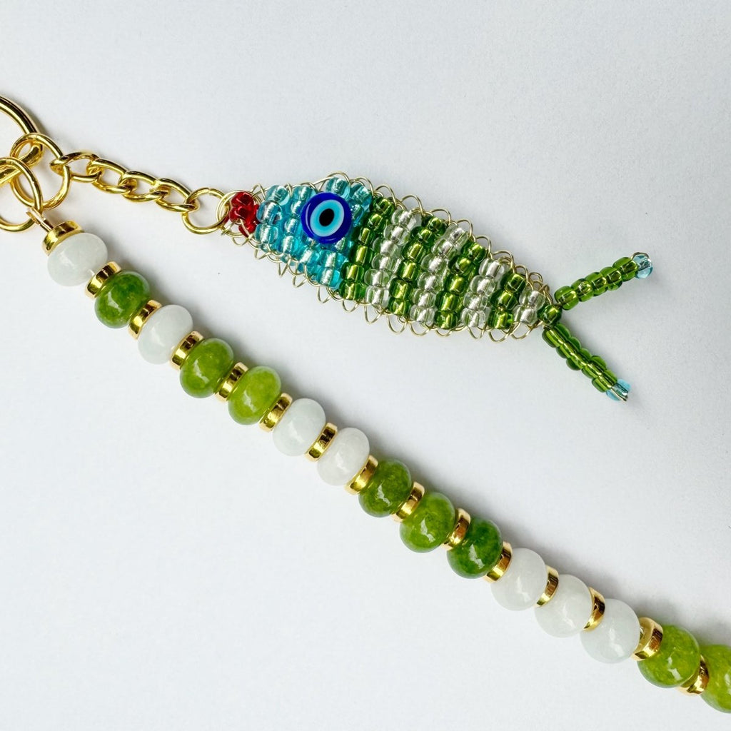 Zenny Jane Beaded Fish Bag Charms (With Beaded Strap) - Victoire BoutiqueZenny JaneBracelets Ottawa Boutique Shopping Clothing