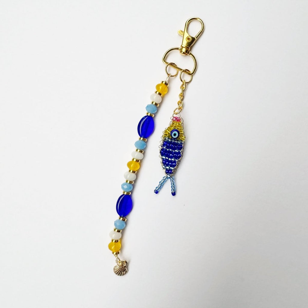 Zenny Jane Beaded Fish Bag Charms (With Beaded Strap) - Victoire BoutiqueZenny JaneBracelets Ottawa Boutique Shopping Clothing