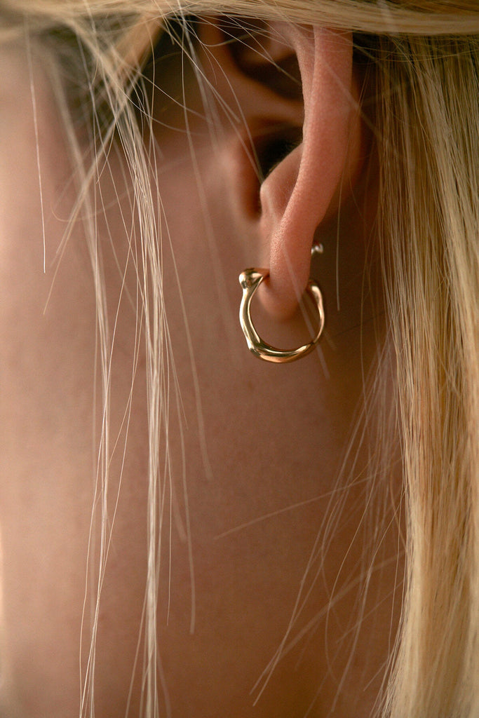 Anne Dahl Honey Hoops (10K Yellow Gold) - Victoire BoutiqueAnne DahlEarrings Ottawa Boutique Shopping Clothing