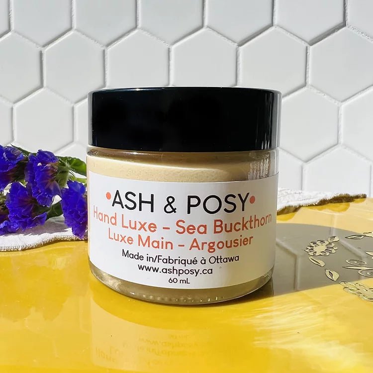 Ash & Posy Hand-Luxe Cream Seabuckthorn - Victoire BoutiqueAsh & PosyApothecary Ottawa Boutique Shopping Clothing