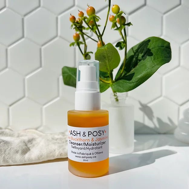 Ash & Posy Sea Buckthorn and Jasmine Cleanser/Moisturizer - Victoire BoutiqueAsh & PosyApothecary Ottawa Boutique Shopping Clothing
