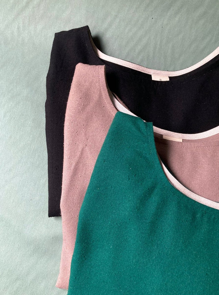 Atelier B Raw Silk Top (Emerald) - Victoire BoutiqueAtelier BTops Ottawa Boutique Shopping Clothing