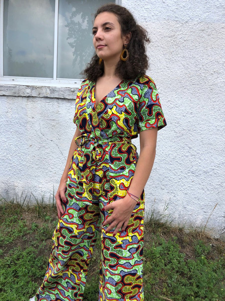 Batik Boutik Teshie Jumpsuit (Swirl) - Victoire BoutiqueBatik BoutikDress Ottawa Boutique Shopping Clothing