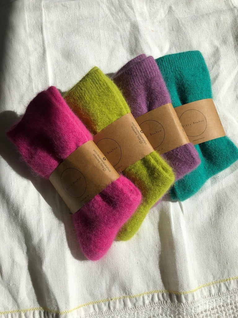 Billy Bamboo Angora Wool Socks (Many Colours) - Victoire BoutiqueBilly BambooSocks Ottawa Boutique Shopping Clothing